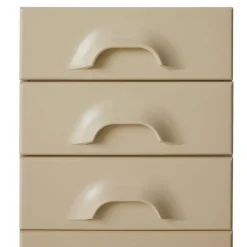 Commode 6 Tiroirs - 45 x 40.5 x 97.5 cm - Crème