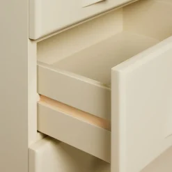 Commode 8 Tiroirs - Crème