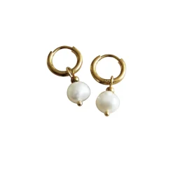 Créoles à perles - 1 perle