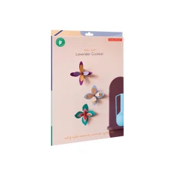Décoration Murale Fleur Lavender Cocktail