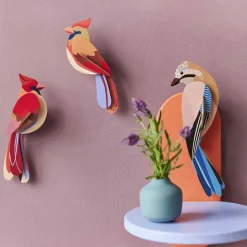 Décoration Murale Garden Birds Cardinals