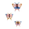 Décoration murale Gold Rim Butterflies - Lot de 3