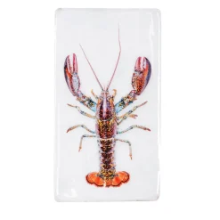 Décoration murale Homard sur fond blanc - 20 x 35 cm