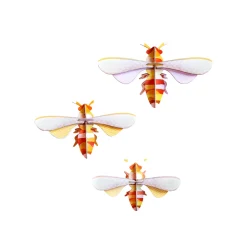 Décoration murale Honey Bees - Lot de 3