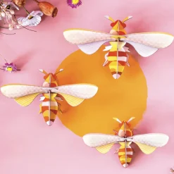 Décoration murale Honey Bees - Lot de 3