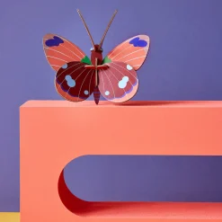 Décoration murale Papillon Delias en carton recyclé