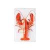 Décoration murale Twin Homard rouge #1 sur fond blanc - 20 cm x 29 cm
