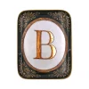 Demi Plateau Enluminure Lettre B