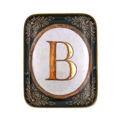 Demi Plateau Enluminure Lettre B