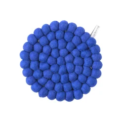 Dessous de plat rond en laine