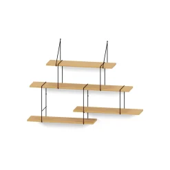 Etagère Link set 2 Système - Chêne/Noir