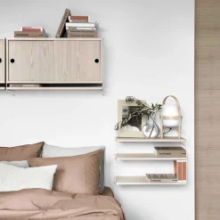 Etagère String Pocket - Frêne u0026 Blanc