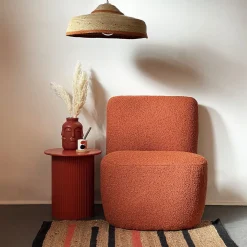 Fauteuil Eve Tissu Bouclette