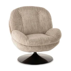 Fauteuil Memento - 81 x 86 x 83 cm - Chiné Beige