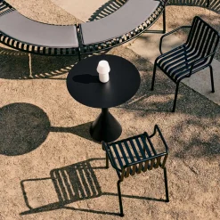 Fauteuil Palissade en acier poudré - Anthracite