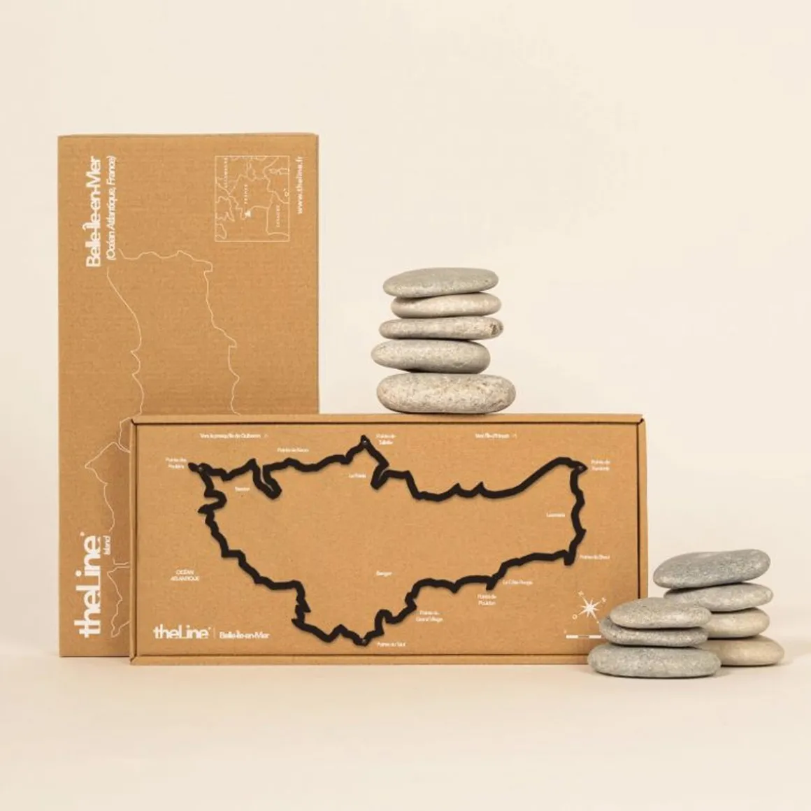 Frise décorative Belle-Île-en Mer - Noir