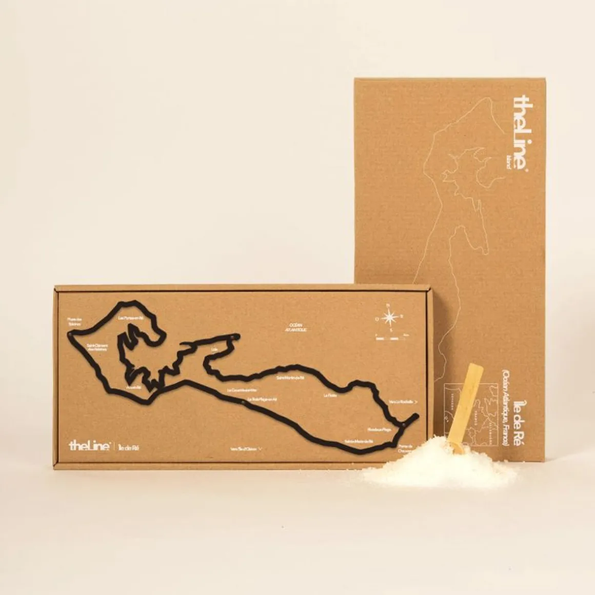 Frise décorative Île de Ré - Noir