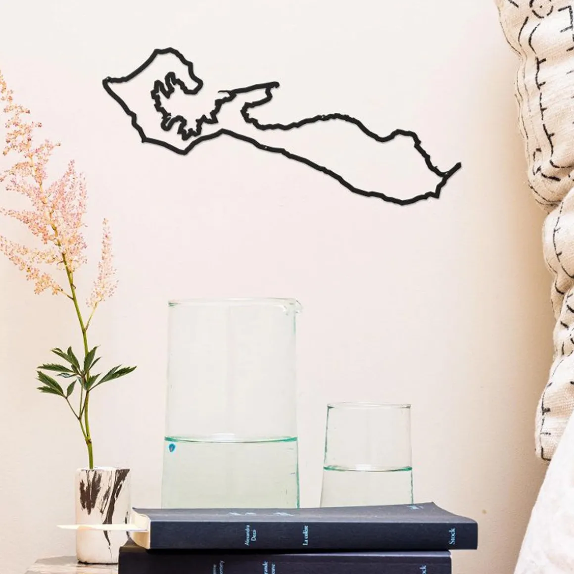 Frise décorative Île de Ré - Noir