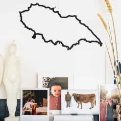 Frise décorative Île d'Yeu - Noir - 50 cm