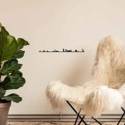 Frise décorative Lille - Noir - 50 cm