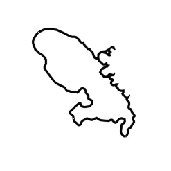 Frise décorative Martinique - Noir