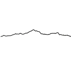 Frise décorative Mont-Blanc Noir