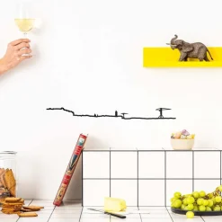 Frise décorative Nantes - Noir - 50 cm