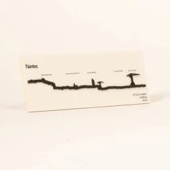 Frise décorative Nantes Mini - Noir - 19 cm