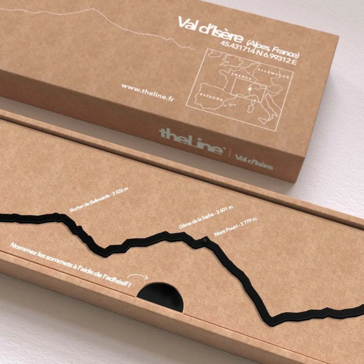 Frise décorative Val dIsère - Noir - 50 cm