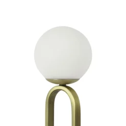 Globe Cime Ip44 Opale en Verre