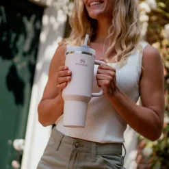 Gourde Quencher H2.0 - Rose Quartz