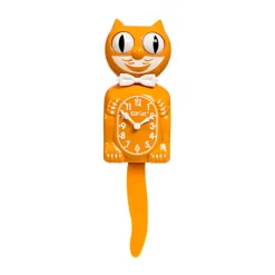 Horloge Kit-Cat - Festival Orange