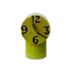 Horloge Rétro en céramique - h 17,5 cm - Olive