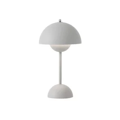 Lampe à poser Flowerpot VP9 Sans fil Gris clair mat
