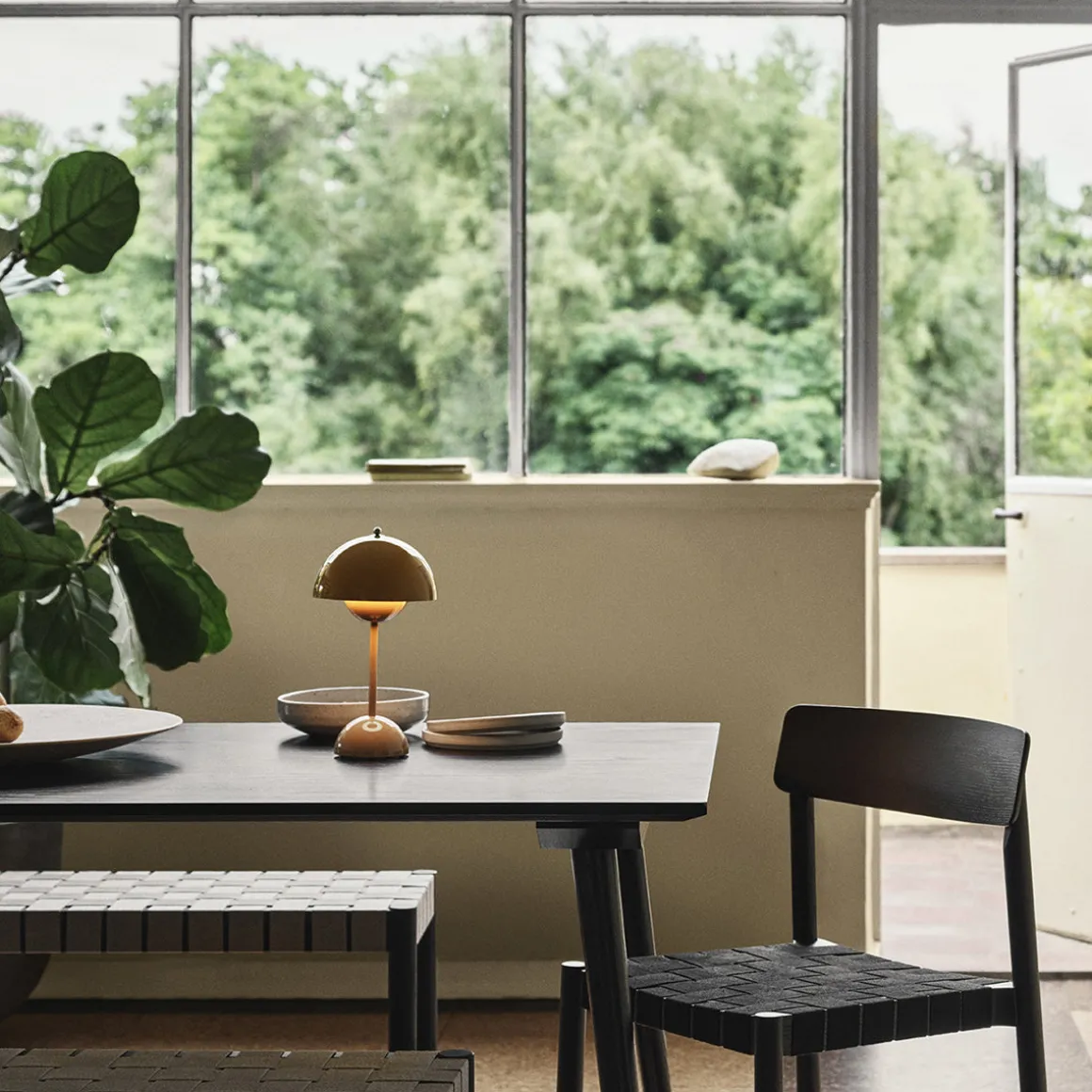 Lampe à poser Flowerpot VP9 Sans fil Mustard