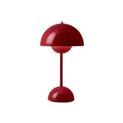 Lampe à poser Flowerpot VP9 Sans fil - Rouge Vermillion
