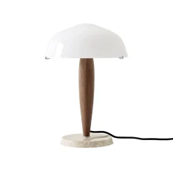 Lampe à poser Herman SHY3 - Noyer u0026 Marbre Crème