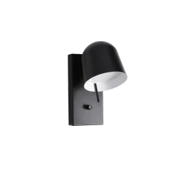 Lampe De Lit Ho Ip20 Acier Peint - 23 cm x 13 cm x 21 cm - Noir