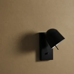 Lampe De Lit Ho Ip20 Acier Peint - 23 cm x 13 cm x 21 cm - Noir