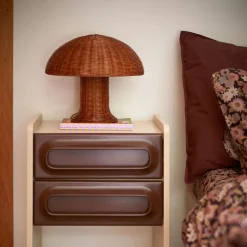 Lampe De Table Rotin - ? 34 cm x 30 cm