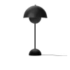 Lampe Flowerpot Noir mat VP3 by Verner Panton