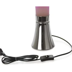 Lampe Lava Magma Argenté