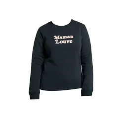 Le Sweat Maman Louve - Charbon