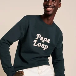 Le Sweat Papa Loup - Charbon
