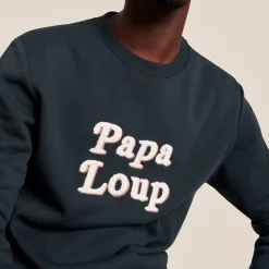 Le Sweat Papa Loup - Charbon