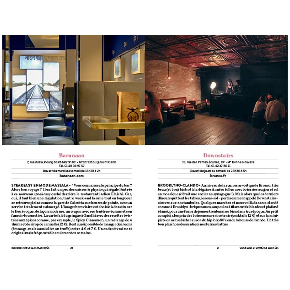 Livre Paris Bars u0026 Restos Planques 2022