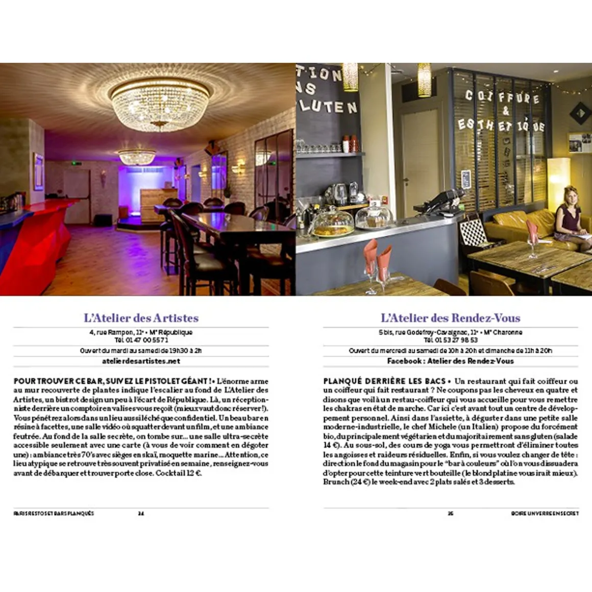 Livre Paris Bars u0026 Restos Planques 2022