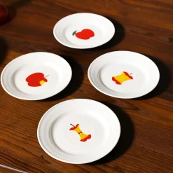 Lot de 4 assiettes Haines - S