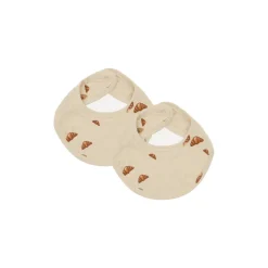 Lot de 2 Bavoirs Croissants