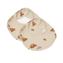 Lot de 2 Bavoirs Croissants Grands